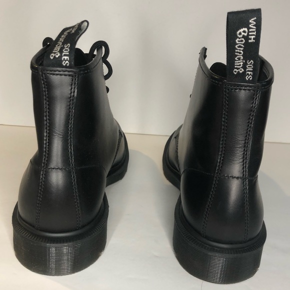 Dr. Martens 101 Brando Triple Black boots size 9 men’s 10 women’s brand new! - Picture 8 of 16